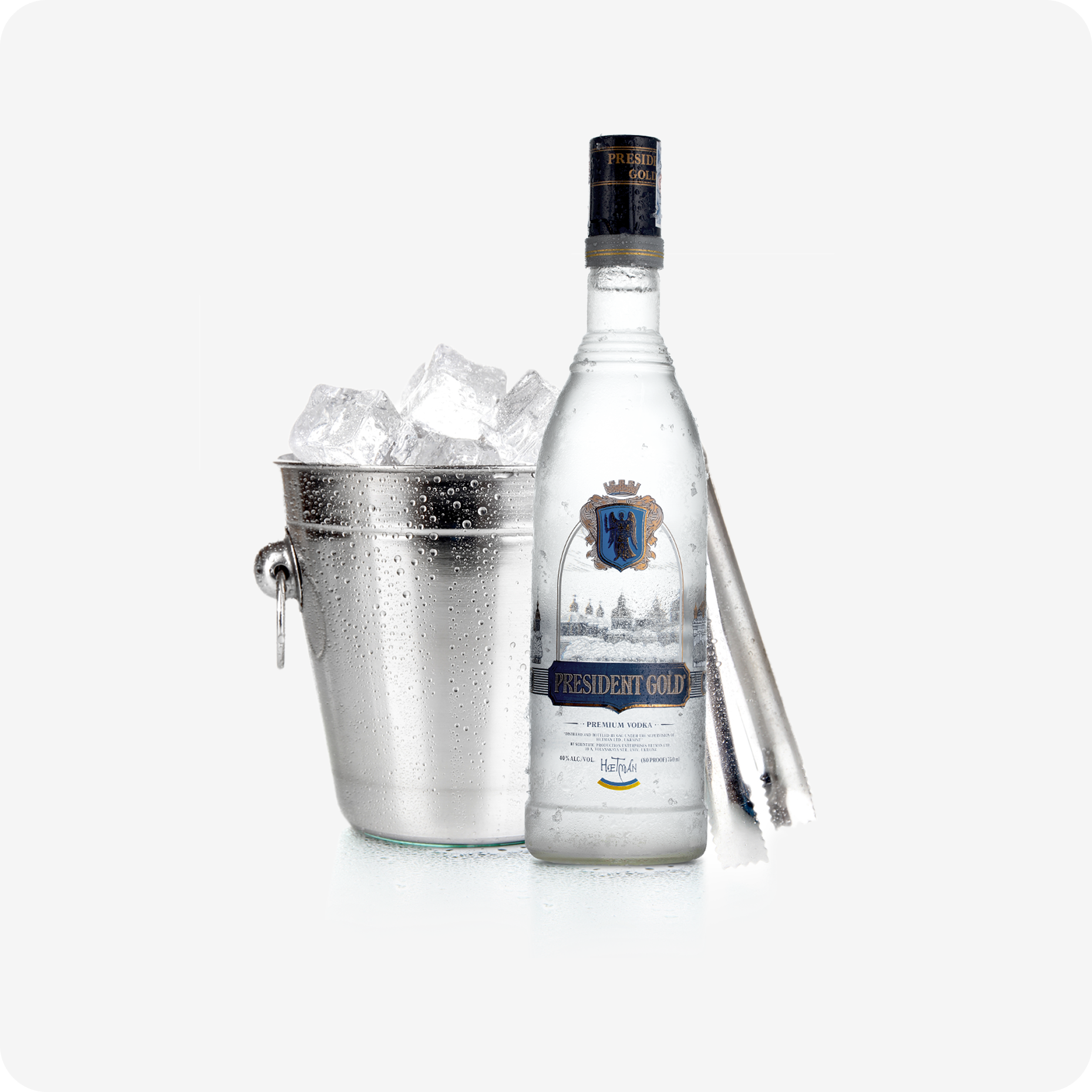 Rượu Vodka President 40% vol