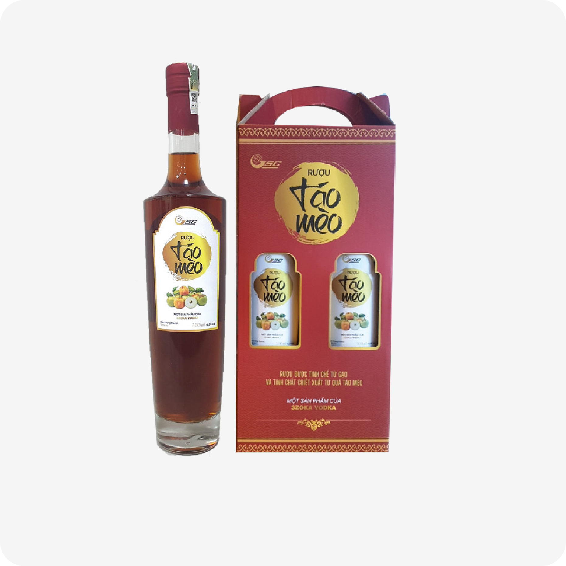 Rượu Táo mèo 19,5%Vol