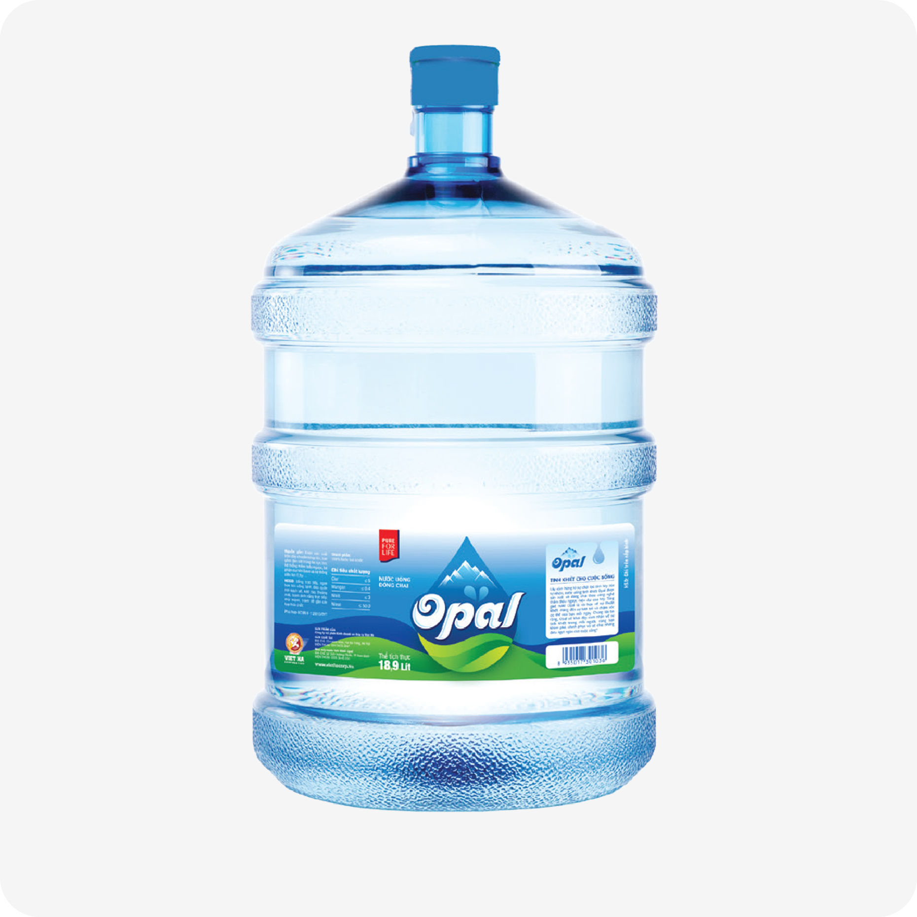Nước tinh khiết OPAL bình 18,9 lít