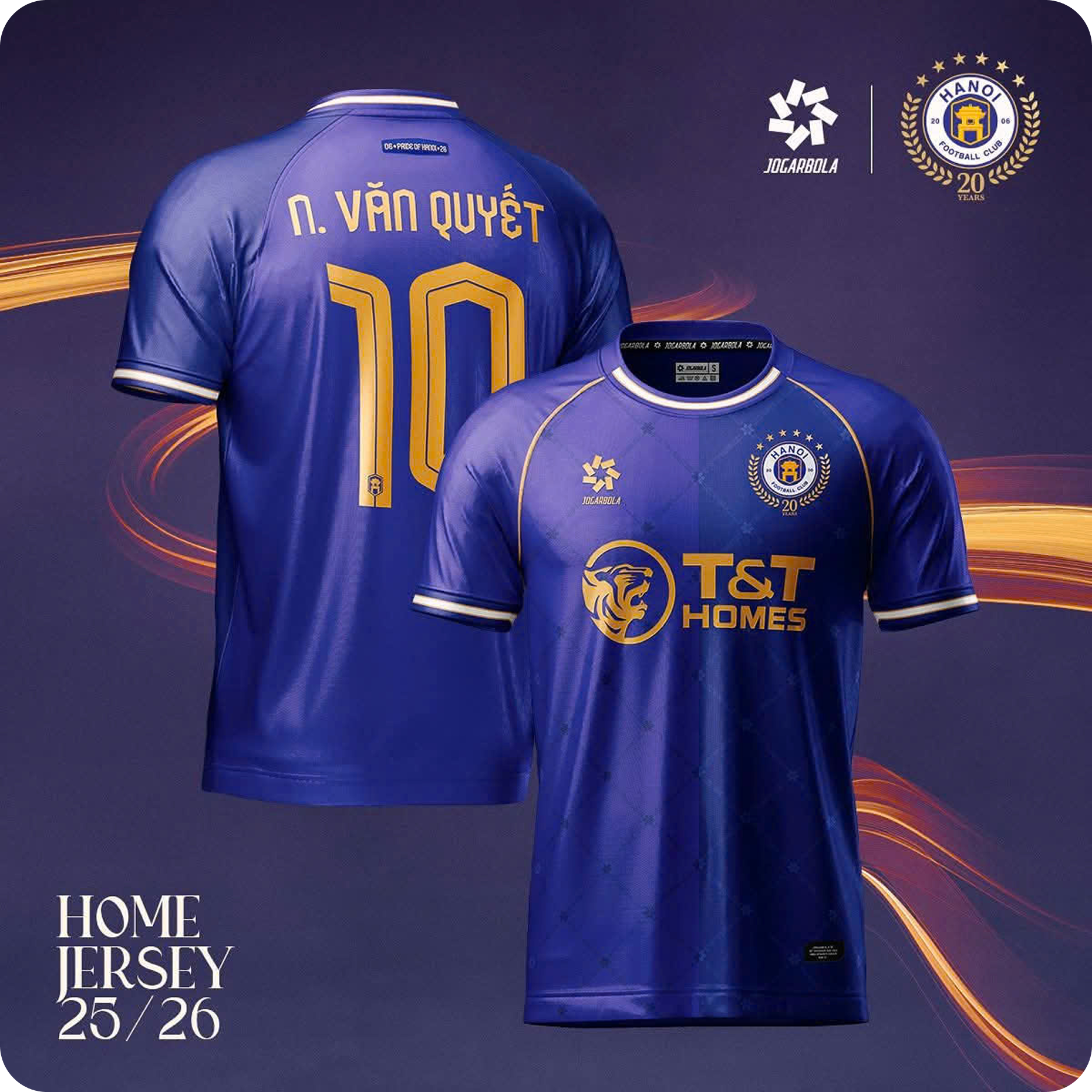 Áo thi đấu Hà Nội FC - Màu tím