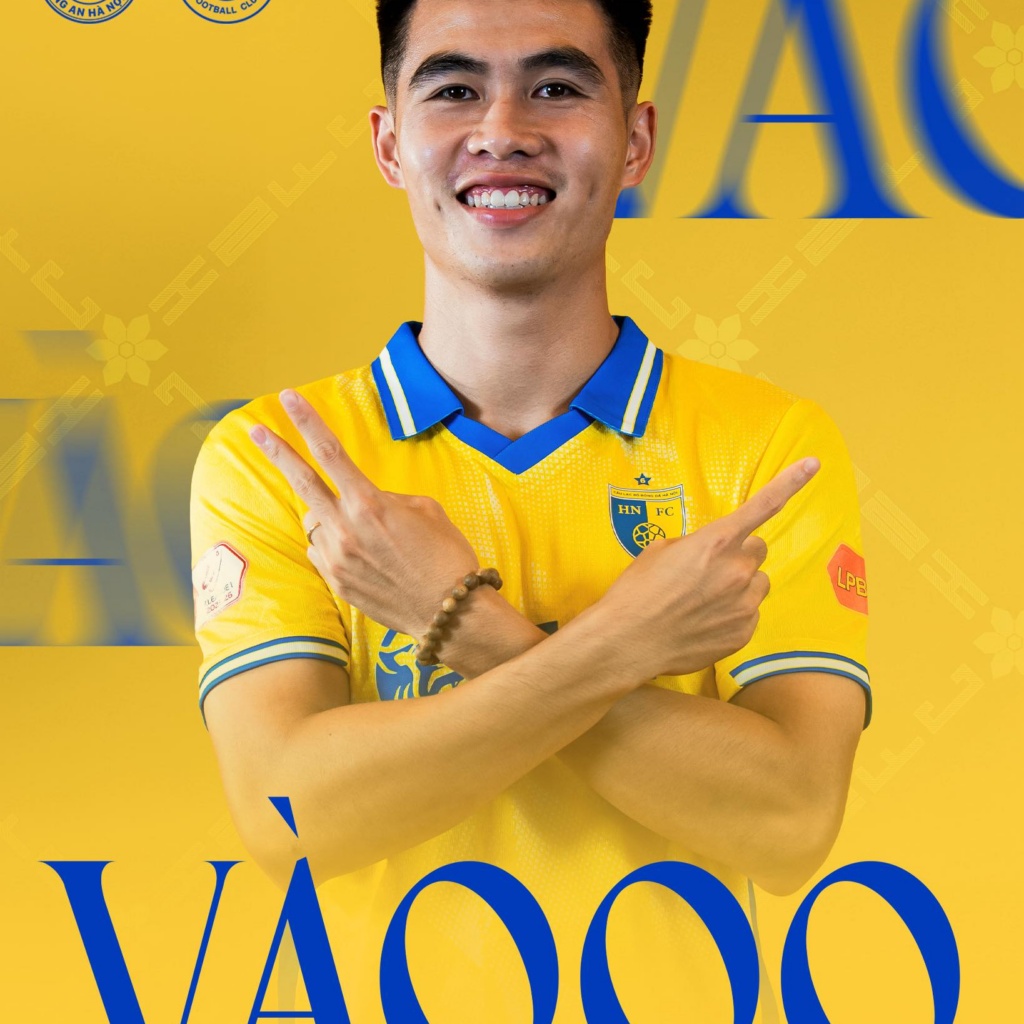 Bộ thi đấu CLB Hà Nội 25/26 Bản Fan MJ-E4202 - Vàng