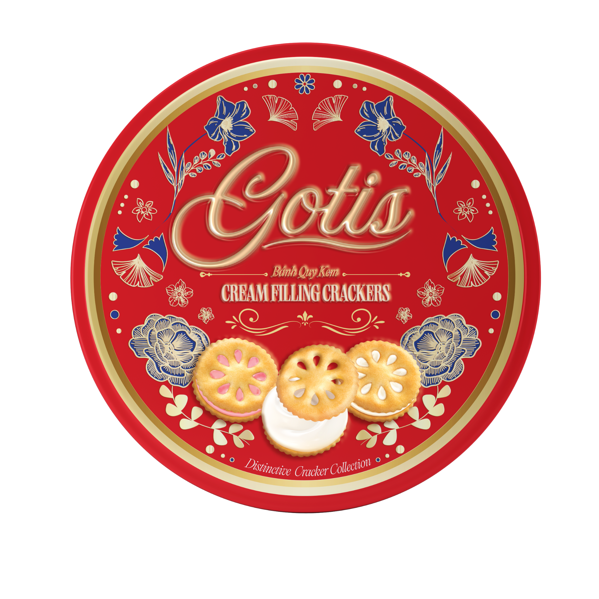 Bánh Quy kem Gotis hộp thiếc 378g