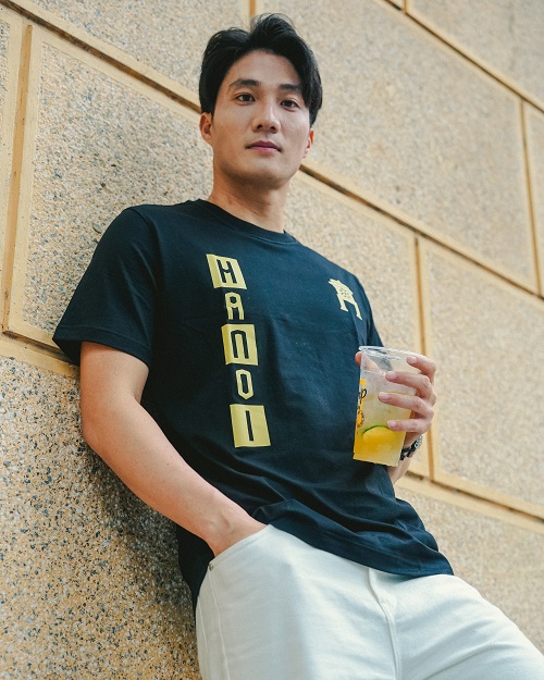 Áo T-shirt di chuyển CLB Hà Nội màu đen