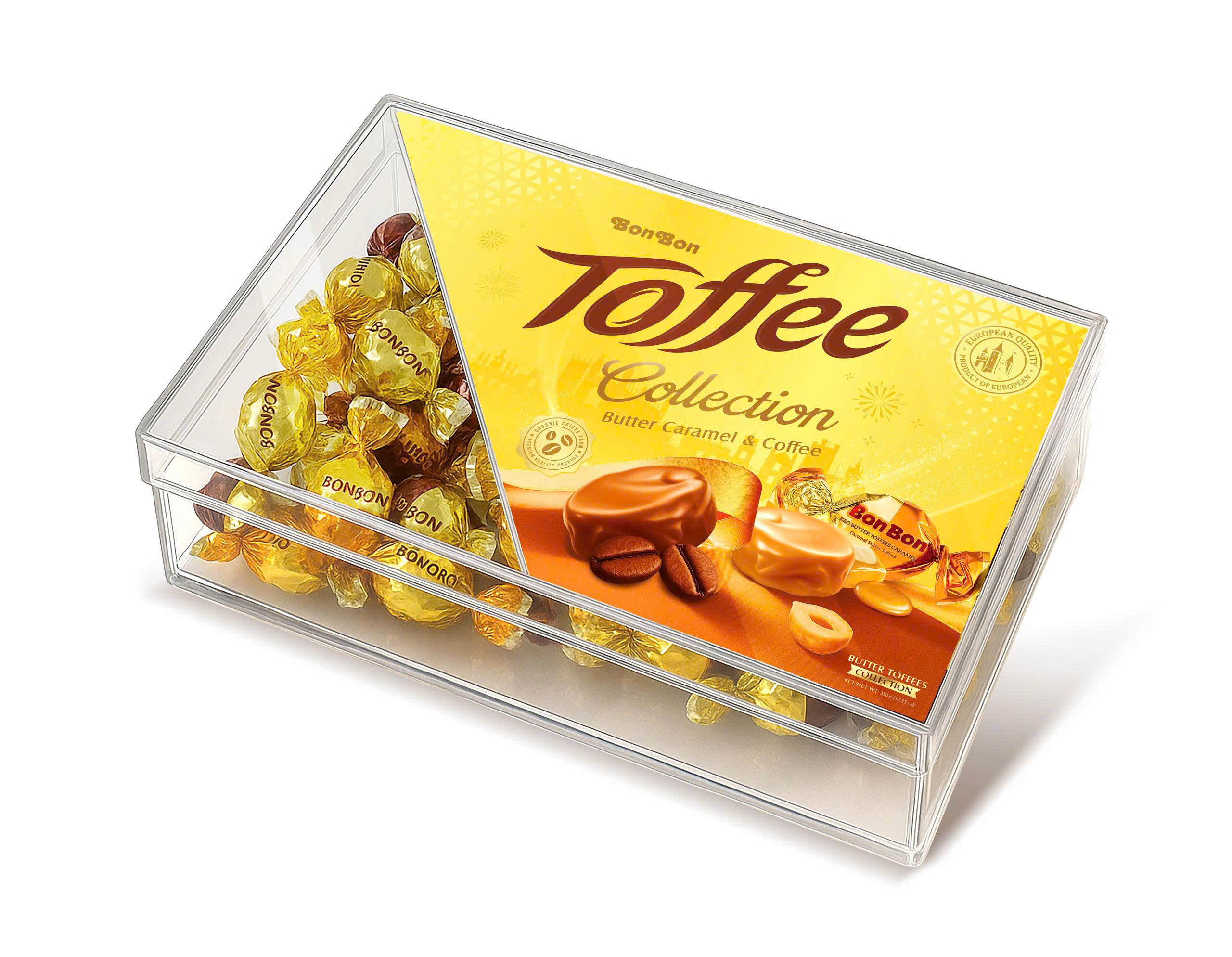 Kẹo Toffee HH hộp chữ nhật 245gr - Ảnh 2