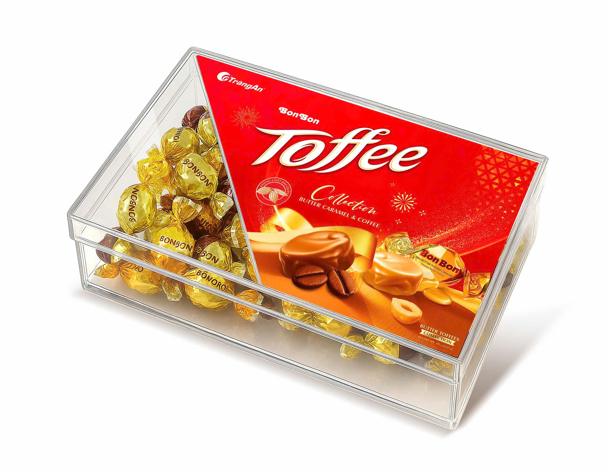 Kẹo Toffee HH hộp chữ nhật 245gr
