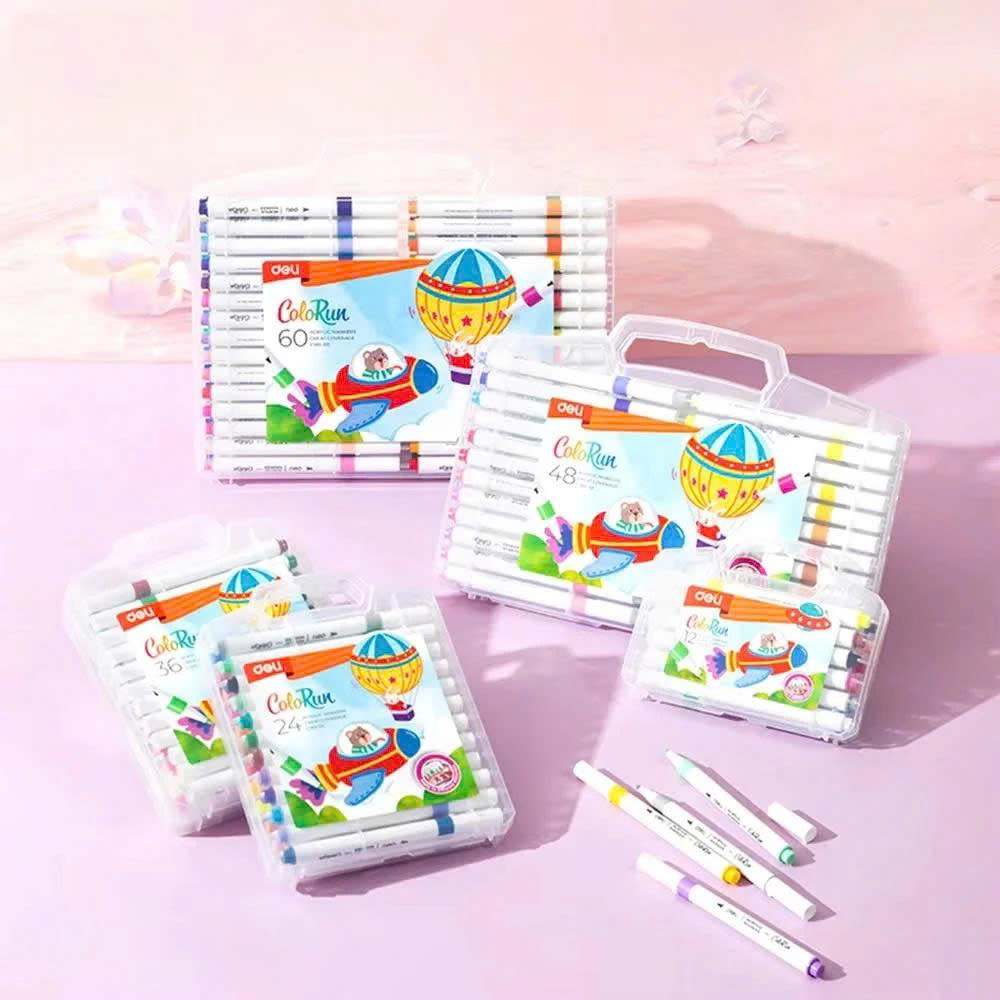 Bút dạ màu Marker Deli C189 60 màu