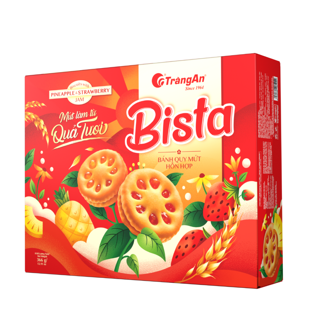 Bánh quy mứt Bista HH 366gr