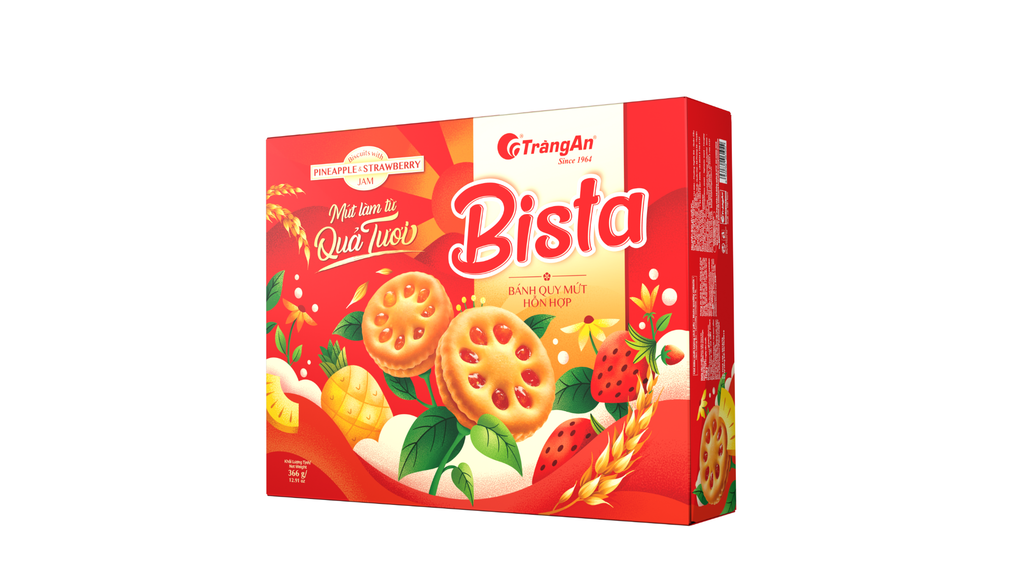 Bánh quy mứt Bista HH 366gr