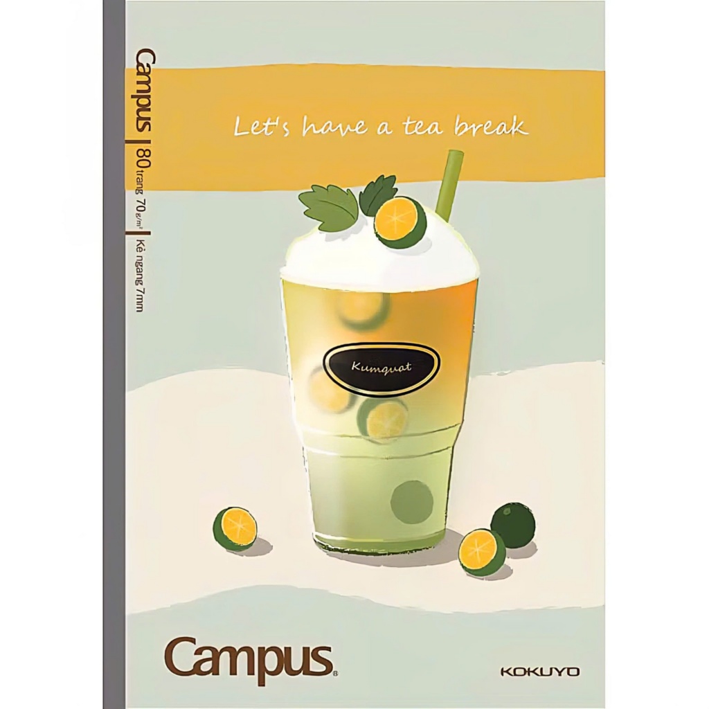 Vở KN 80T Campus Cafe/ NB-B5L80CAF-02