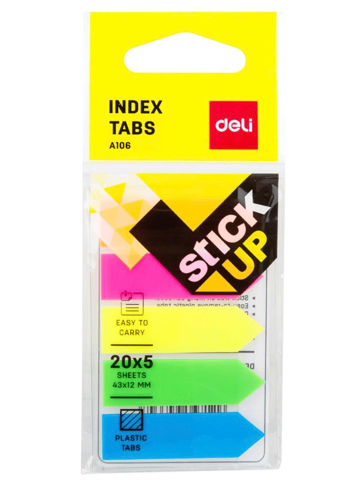 Giấy phân trang Deli: A10602 (43x12mm) - Ảnh 2