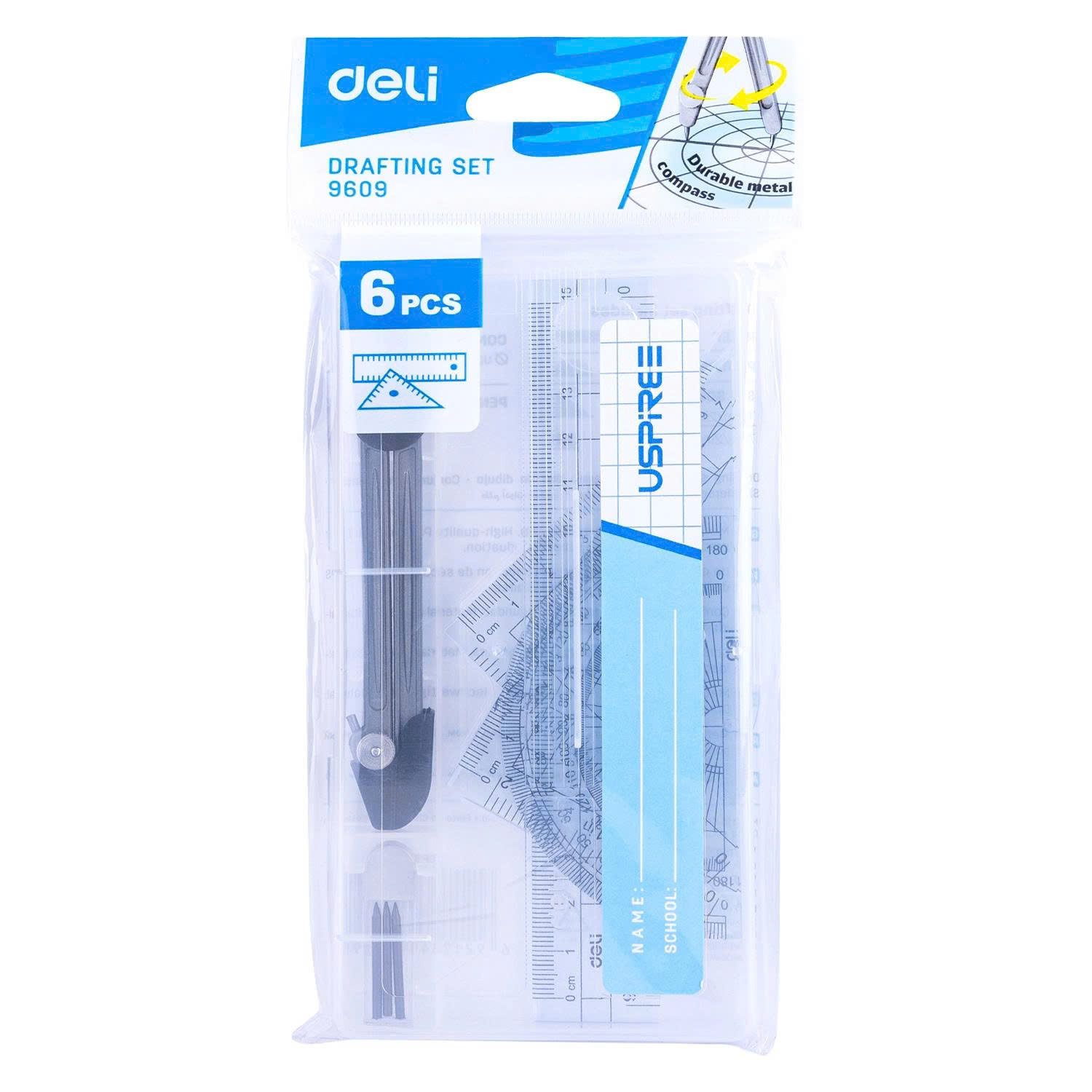 Bộ dụng cụ học sinh Deli 9609