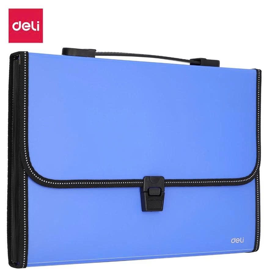 Cặp tài liệu quai xách Deli 5559 12 ngăn
