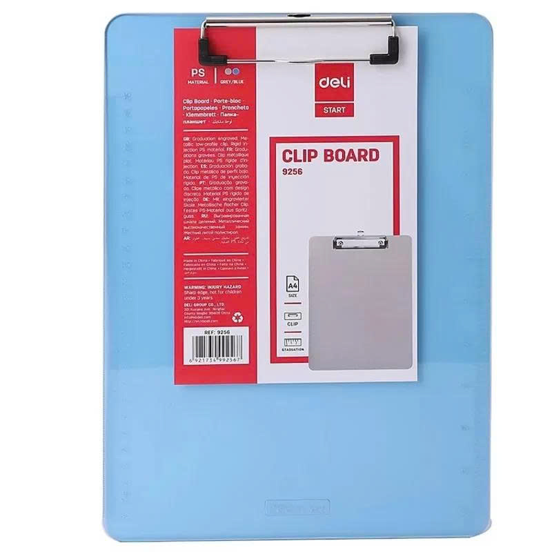 Cặp trình ký nhựa trong Deli 9256