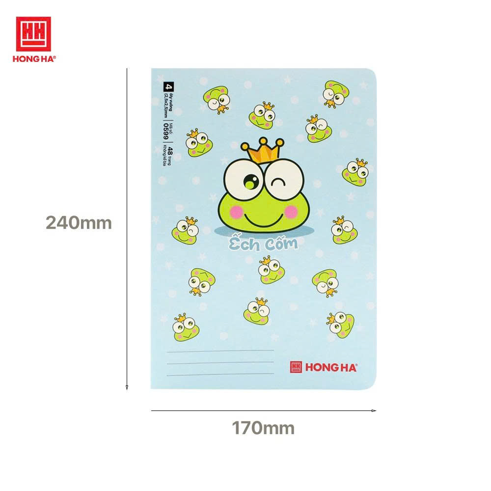 Vở ô li 48T School ếch cốm Hồng Hà HH: 0599 - Ảnh 2