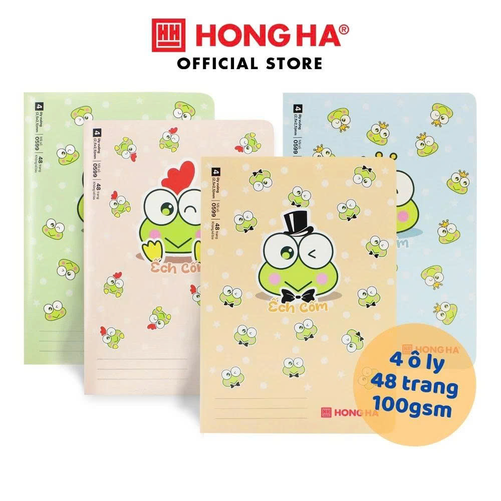 Vở ô li 48T School ếch cốm Hồng Hà HH: 0599