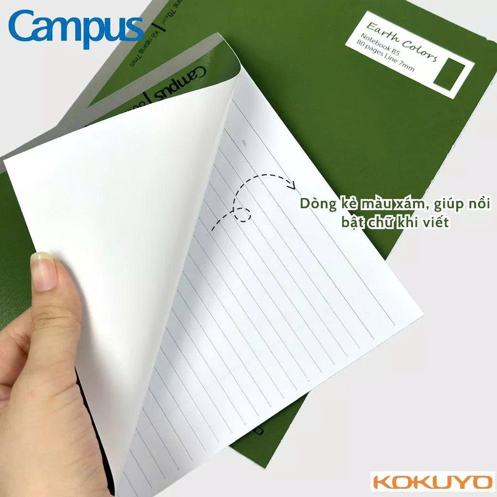 Vở KN 80T Campus Earth Color/ NB-B5L80EC-S - Ảnh 3
