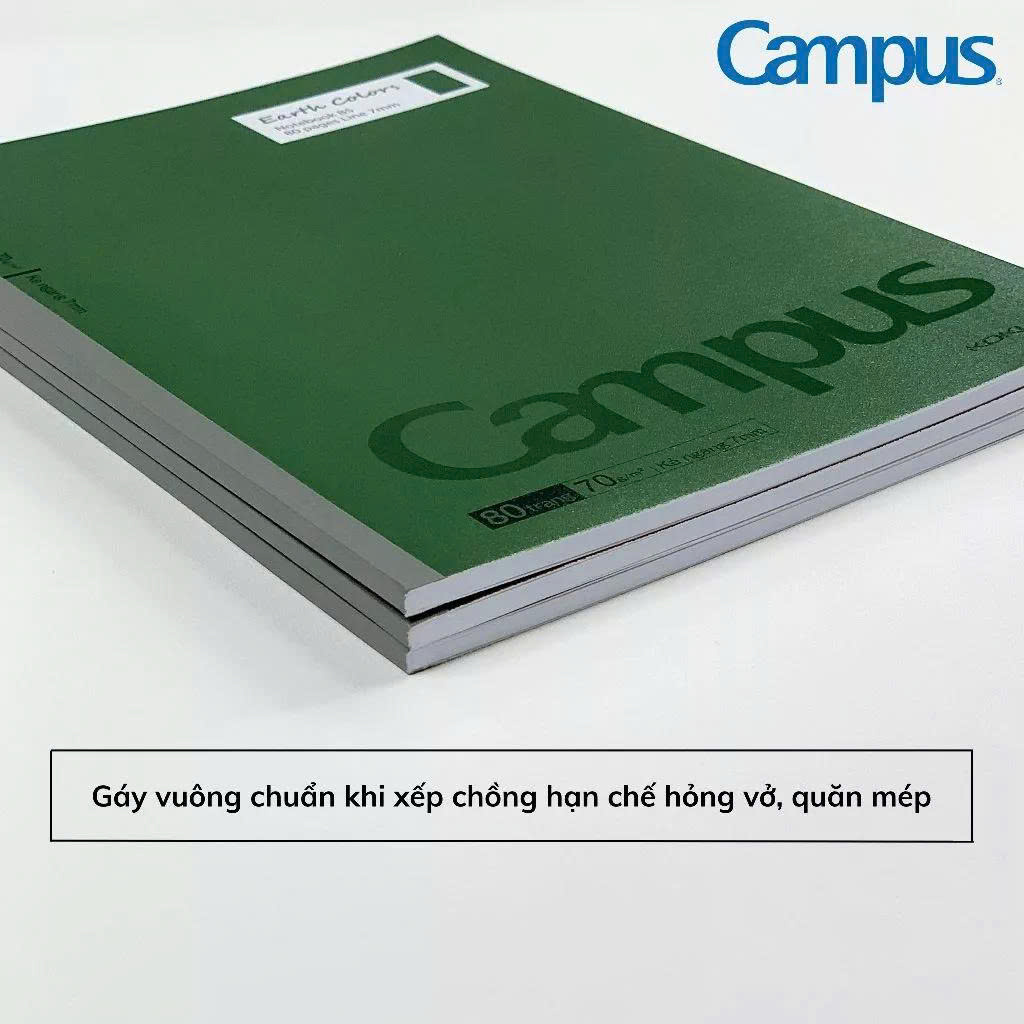 Vở KN 80T Campus Earth Color/ NB-B5L80EC-S