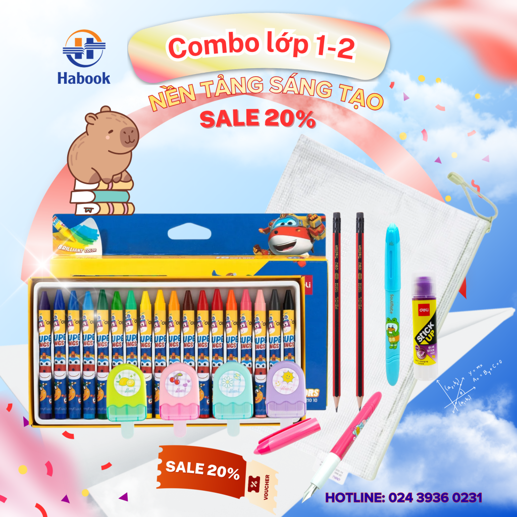 Set quà tặng Lớp 1, 2 - 79k