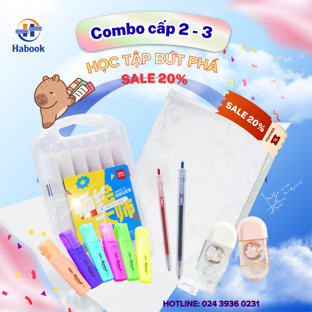 Set quà Cấp 2, 3 - 78k